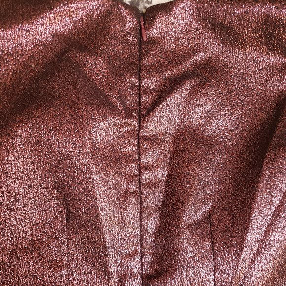 George | Purple Metallic Dress - Picture 2 of 7